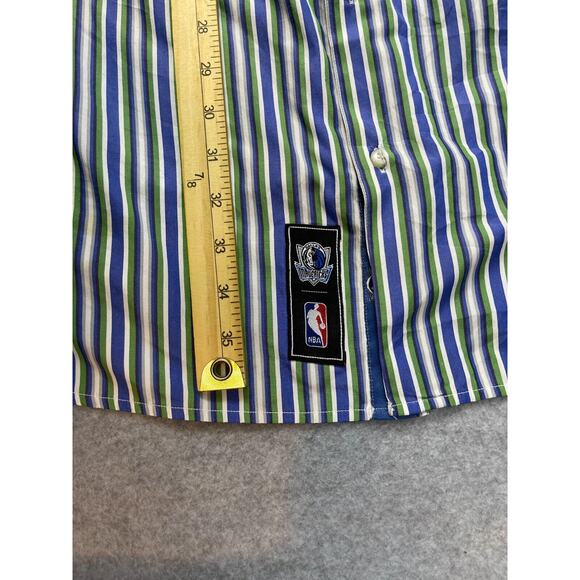 Headmaster Designer Label Dallas Mavericks Shirt Men's 5X Long Sleeve Button Up - Picture 8 of 9